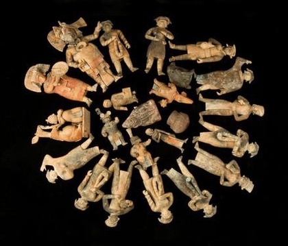 1500年前古代マヤ文明の像_001