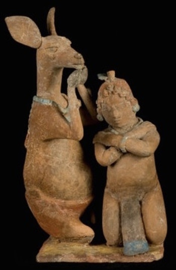 1500年前古代マヤ文明の像_003