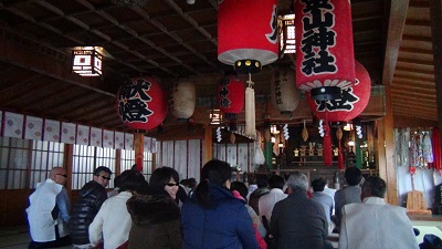 １月４日　金華山黄金山神社　大護摩祈祷