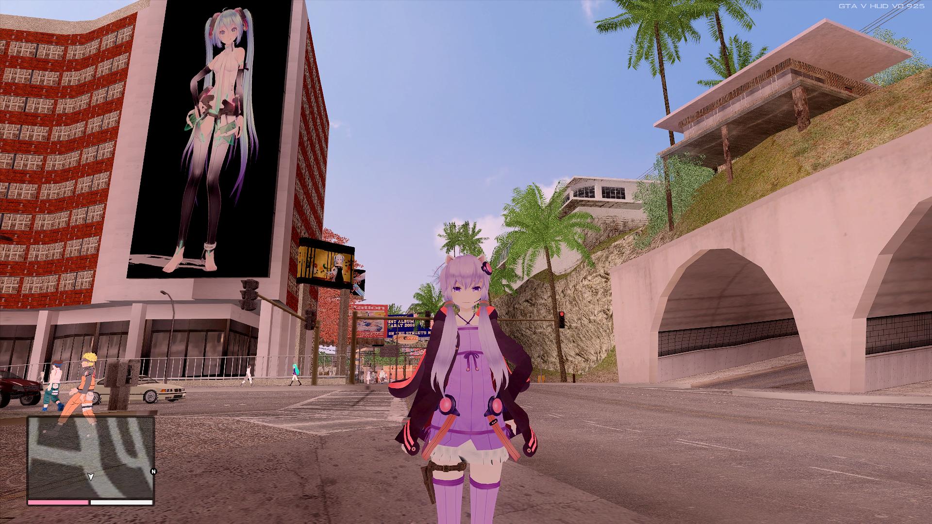 GTA SA  all anime Billboard.  ashslow PC game blog