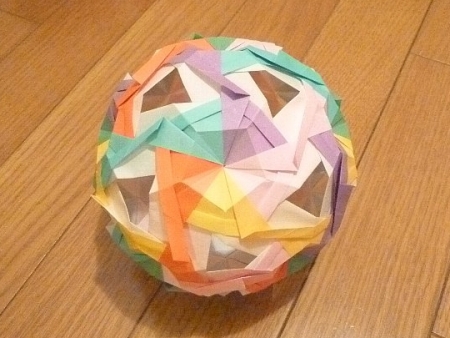 ユニット折り紙　ウイングボール