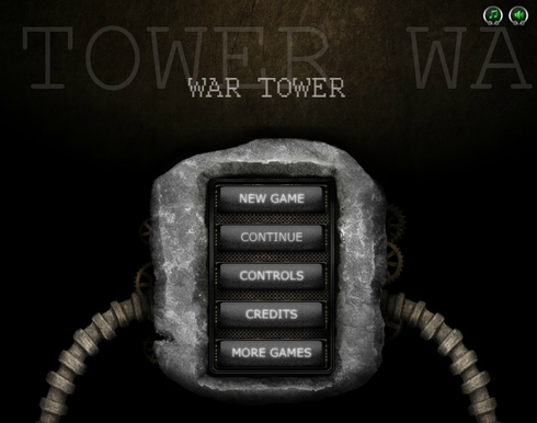 固定砲台の防衛ゲーム　War Tower