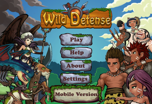 タワーディフェンスゲーム　Wild Defense 3D