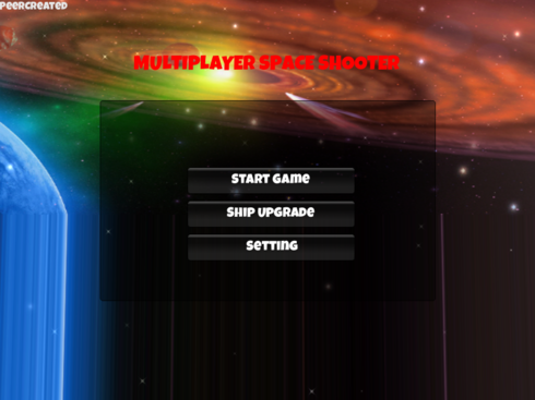 マルチプレイで楽しめるシューティングゲーム　Multiplayer Space Shooter