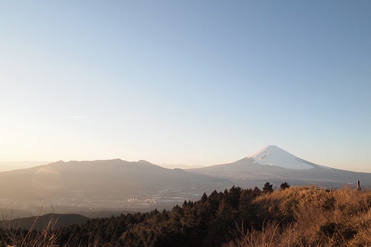 富士山きれいだー