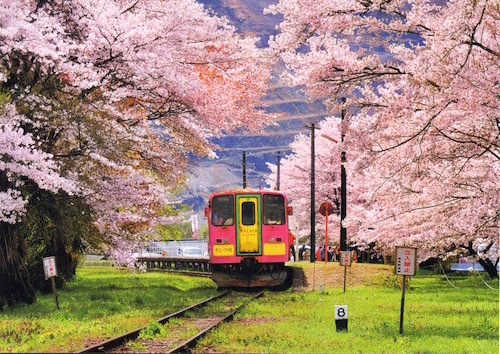 鉄道の旅カレンダー春