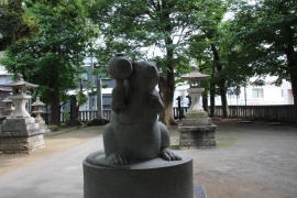 戸部杉山神社とネズミ０３