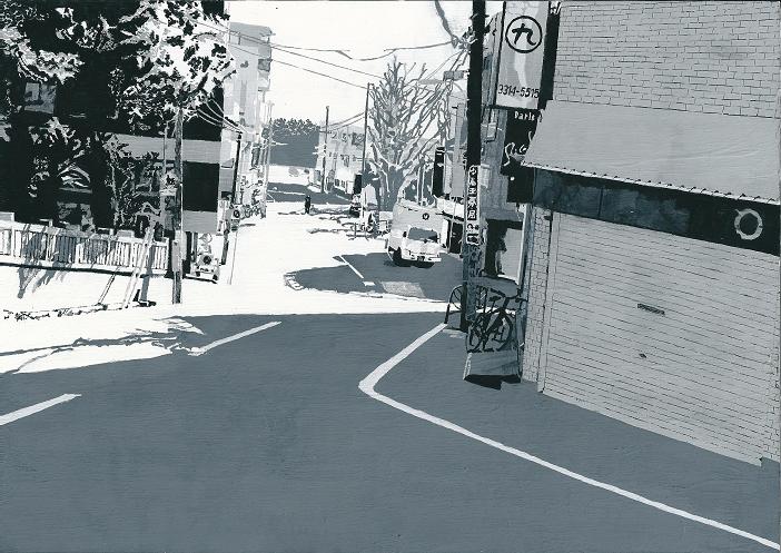 高円寺の道